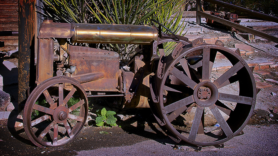 Tractor Rust From Where I Sit, Rust Looks Pretty Good” | Becoming is Superior to Being