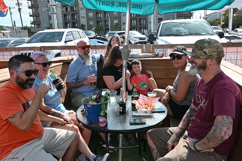 Texas Tailgate Sports Bar On A Saterday Afternoon is